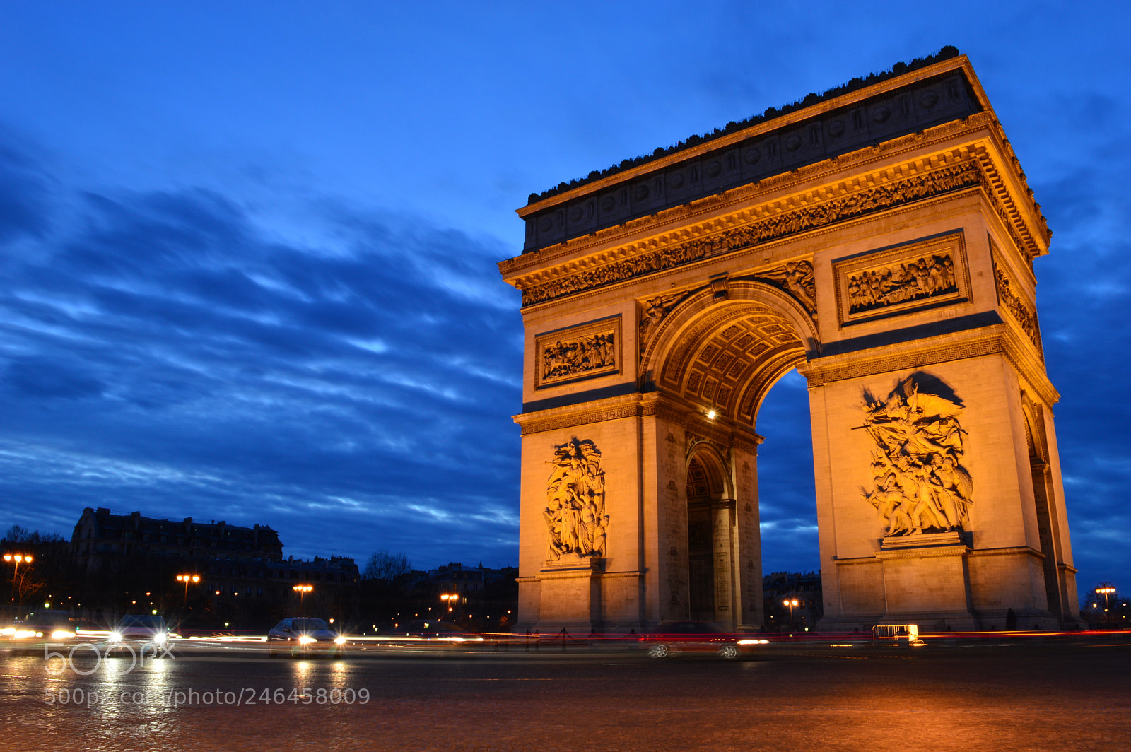 Nikon D3200 sample photo. Arc de triomphe photography