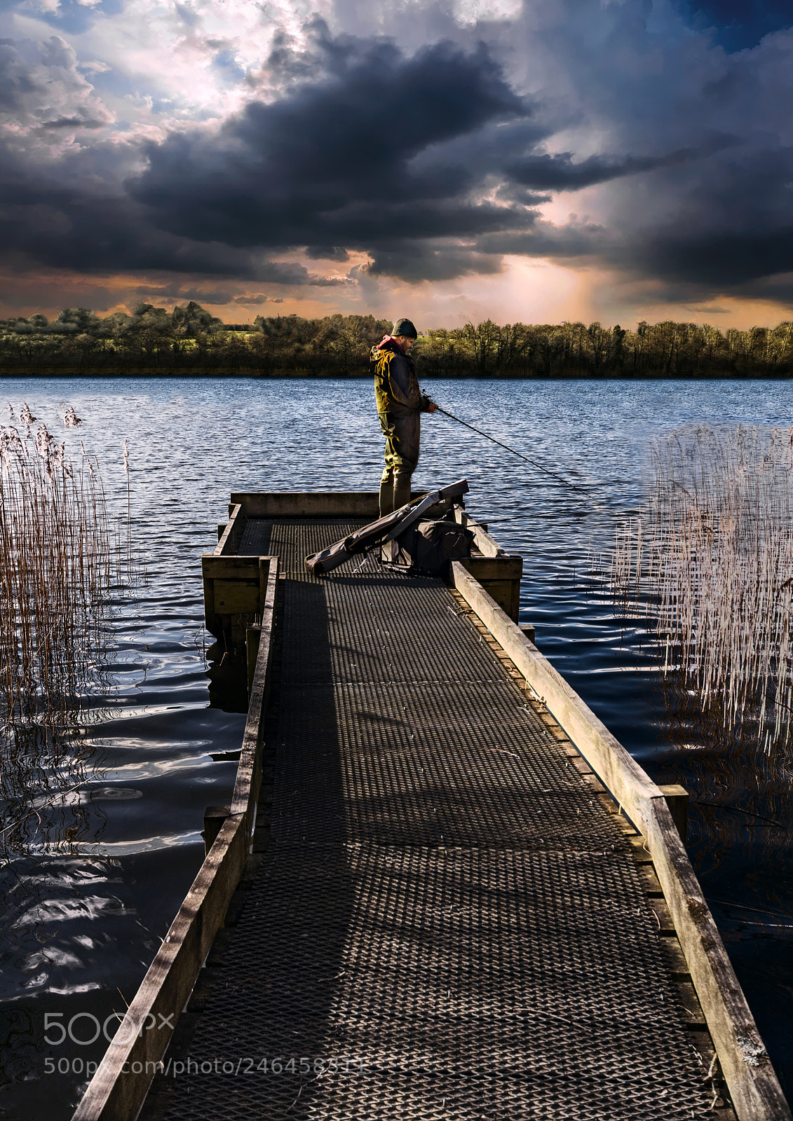 Nikon D7100 sample photo. Storm fishing photography