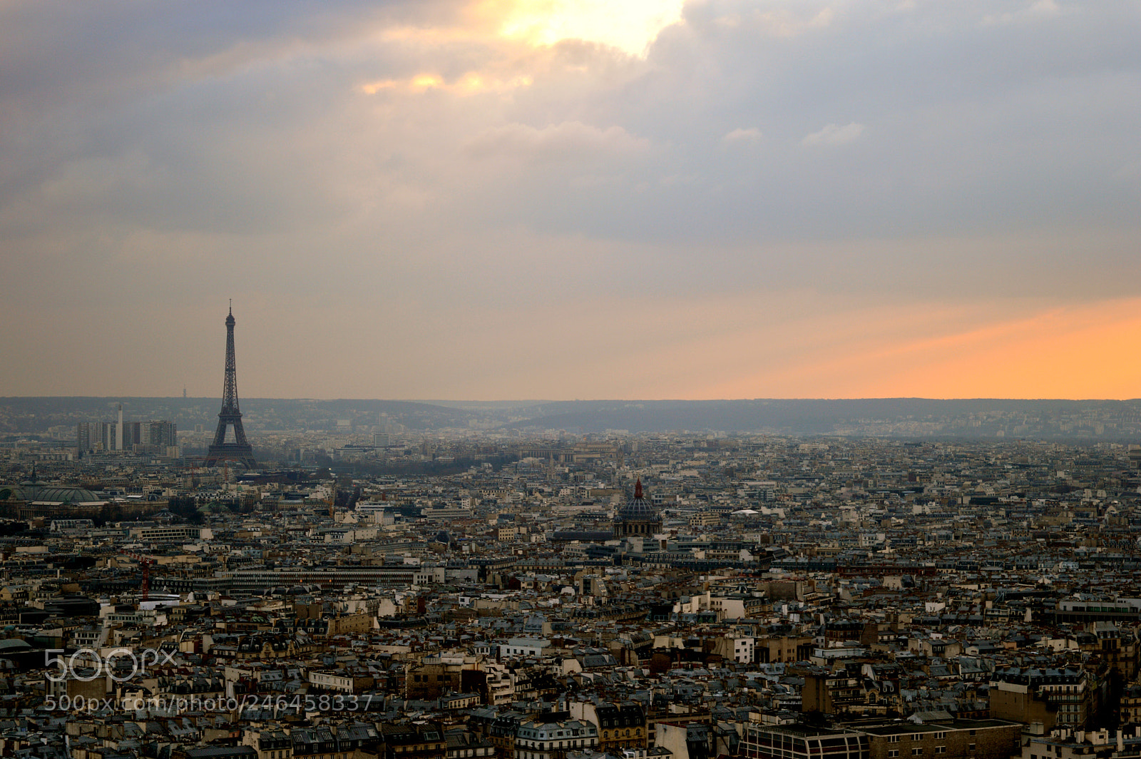 Nikon D3200 sample photo. Paris from montmartre photography