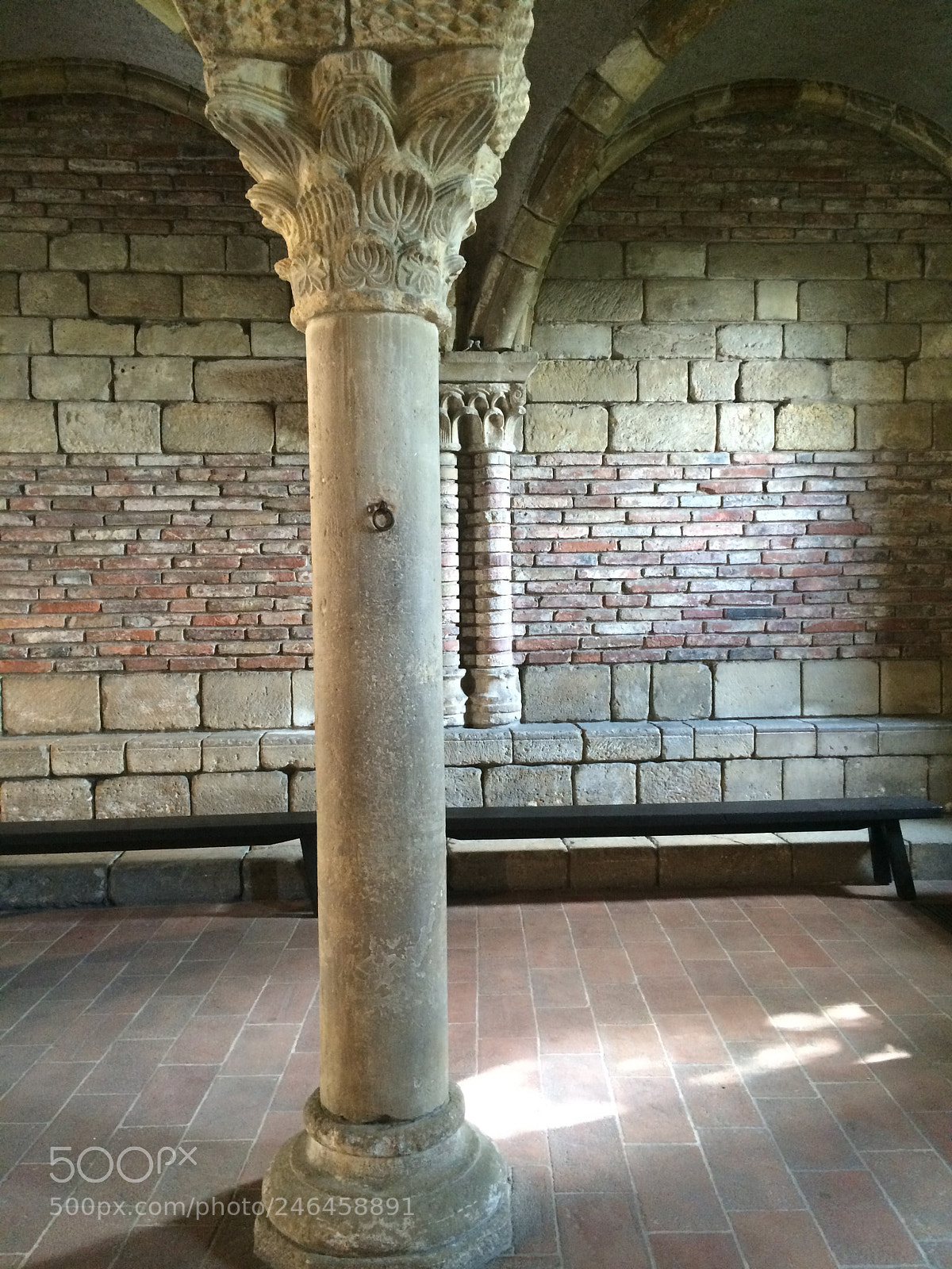 Apple iPhone 5s sample photo. Cloisters arches photography