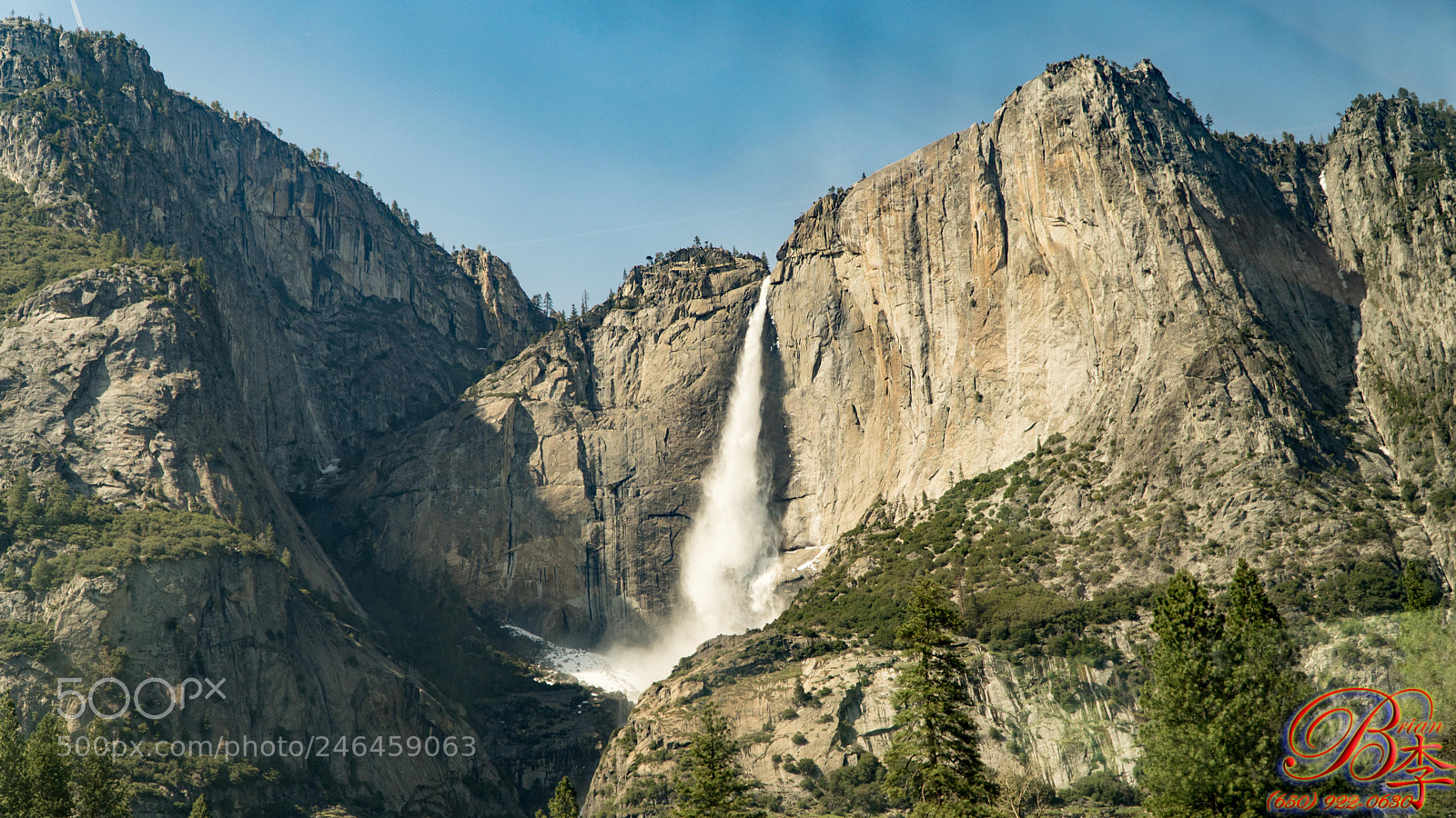 Sony a6500 sample photo. Yosemitte waterfall photography