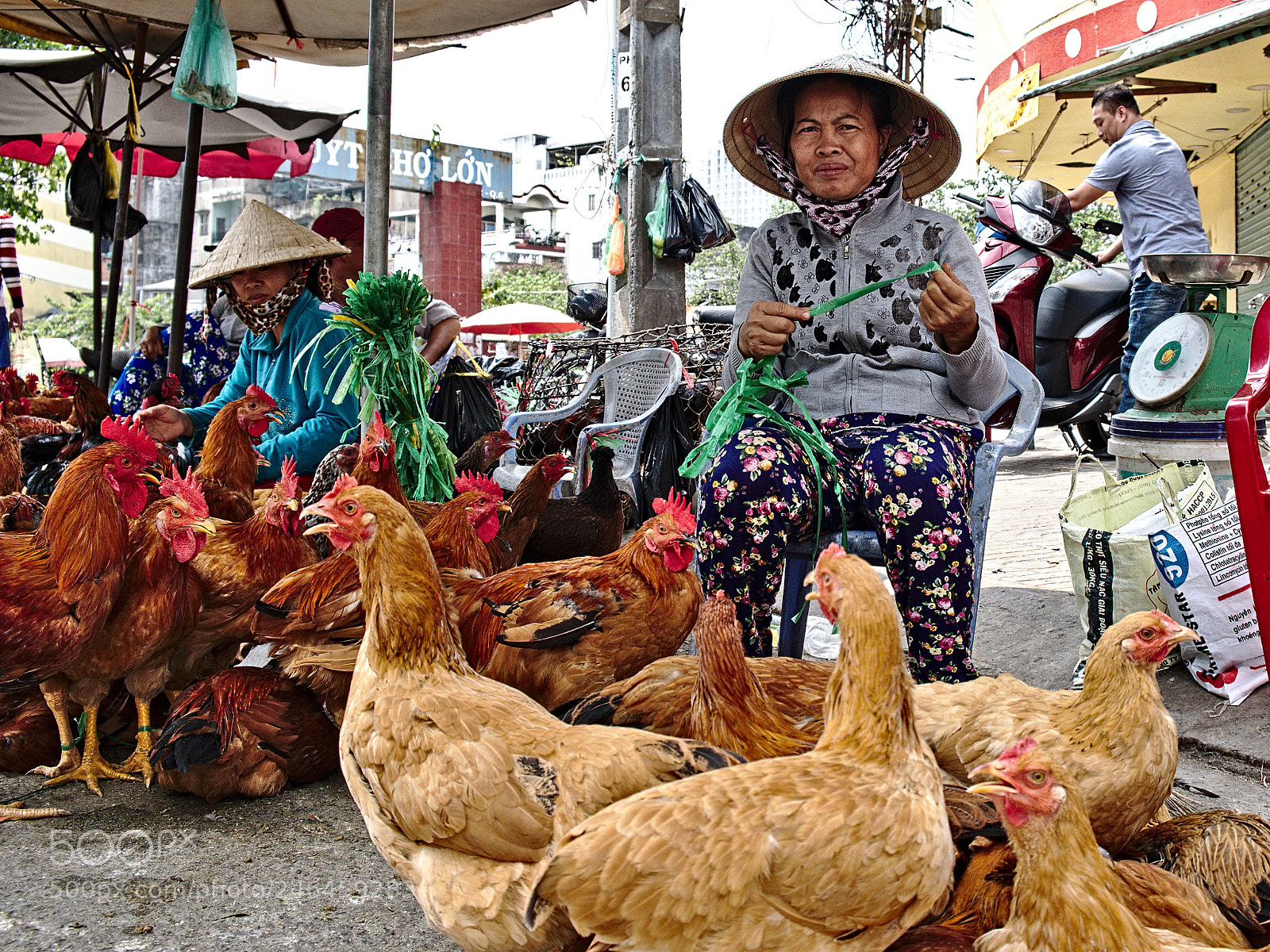 Fujifilm X-T2 sample photo. Saigon market photography