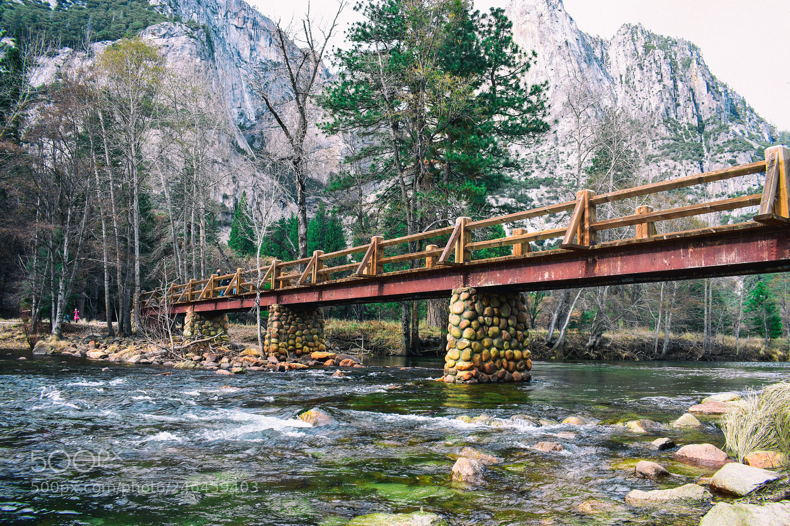Nikon D3400 sample photo. Yosemite bridge photography