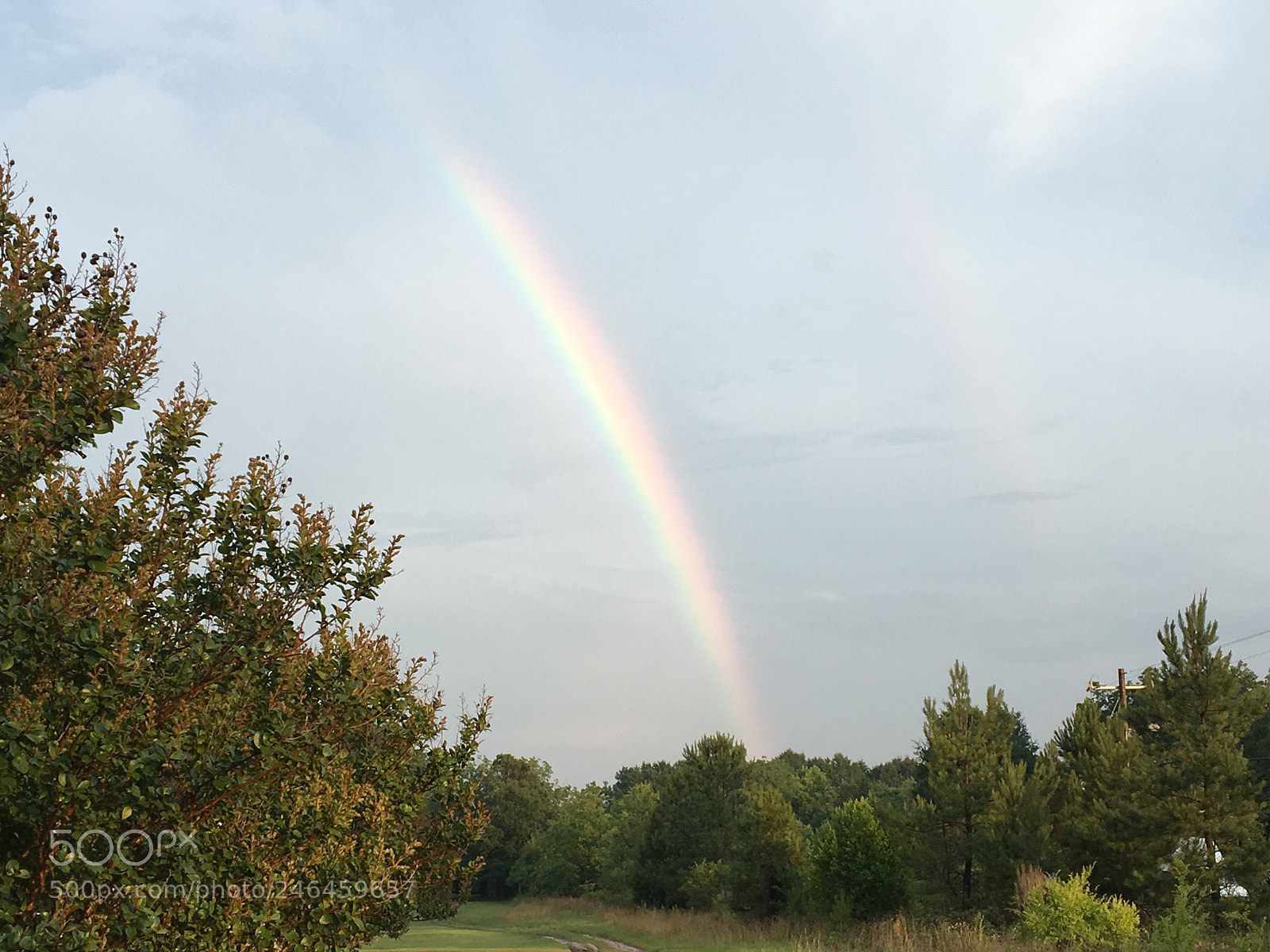 Apple iPhone 6s sample photo. Rainbow on my birthday photography