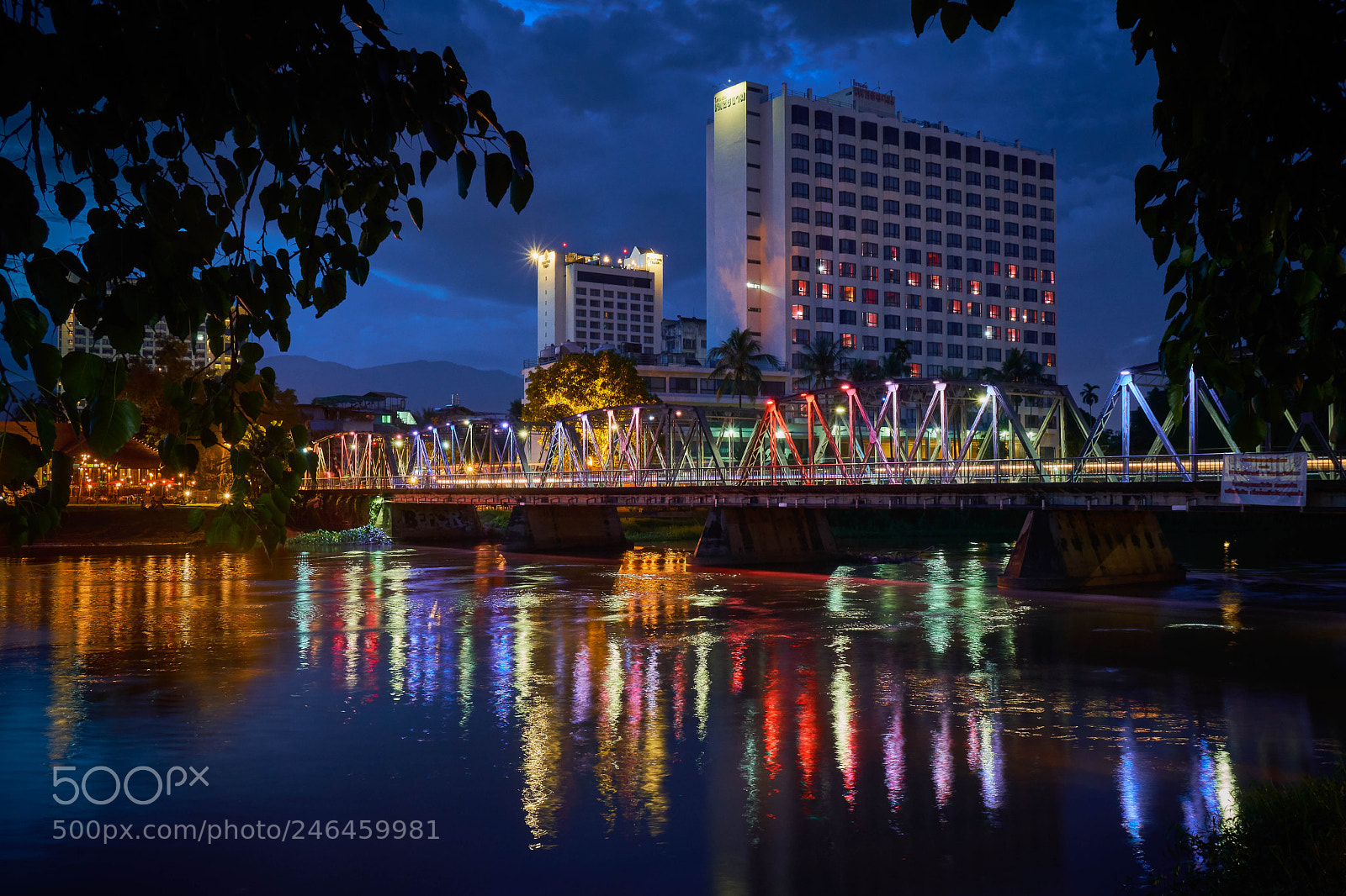 Sony a6300 sample photo. Iron bridge, chiang mai photography