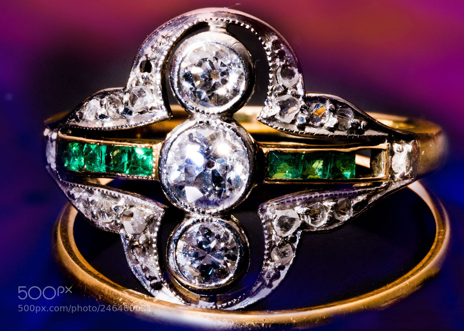 Nikon D610 sample photo. Macro, diamonds, fire photography