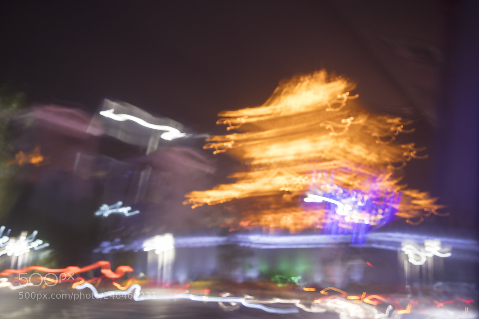 Canon EOS 5DS sample photo. Golden pagoda abstract photography