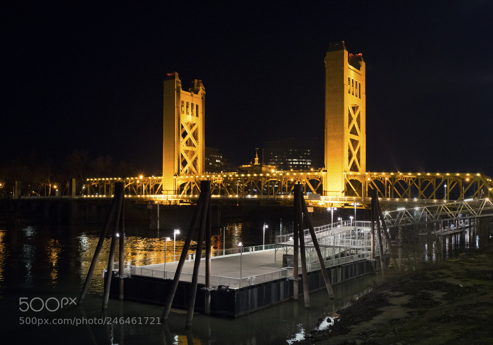 Sony a7 II sample photo. Sony 3702 bridge night photography