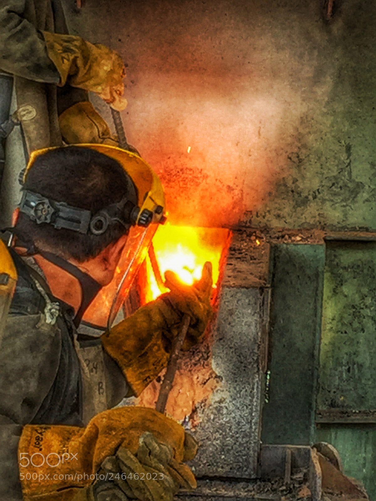 Apple iPhone 6 sample photo. Tin smelter photography