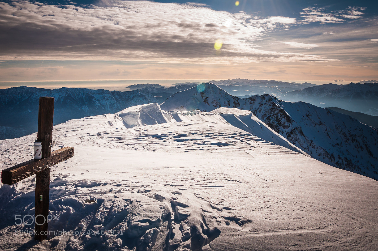 Nikon D90 sample photo. The top... (summit cross) photography