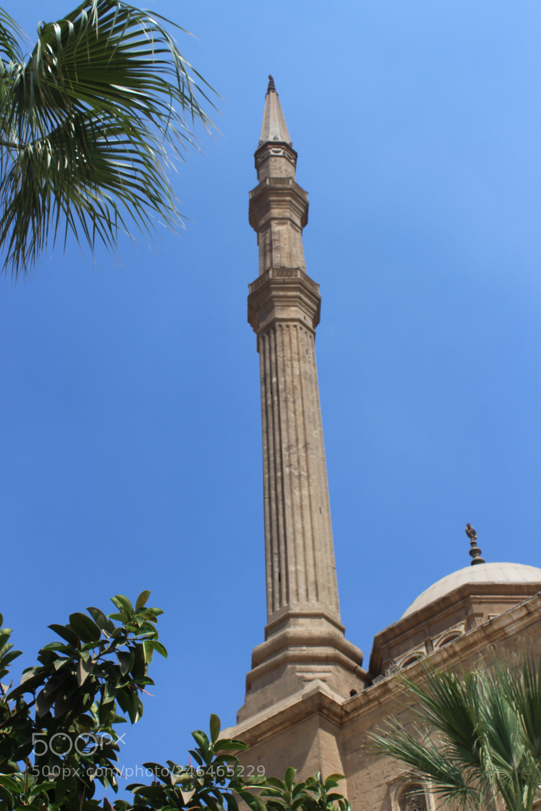 Canon EF-S 18-55mm F3.5-5.6 III sample photo. Mohamed ali mosque minaret photography