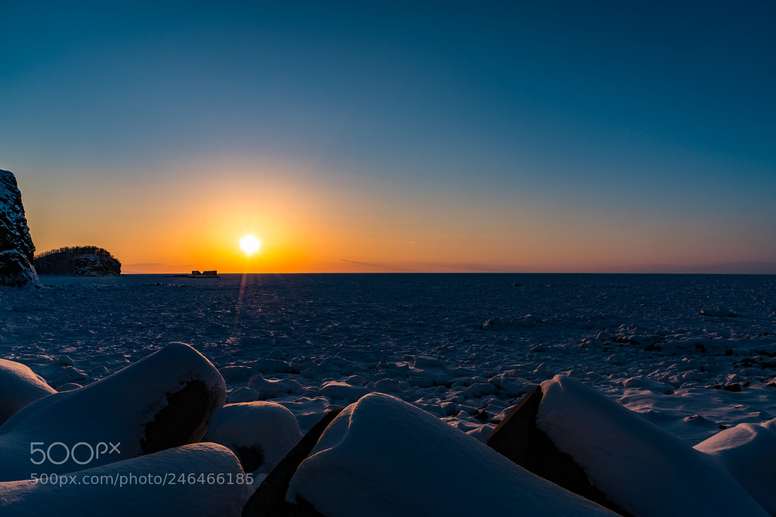 Sony a7R II sample photo. The frozen okhotsk sea photography