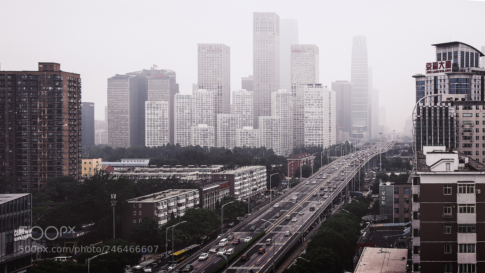 Canon EOS 7D Mark II sample photo. Beijing cbd, china photography