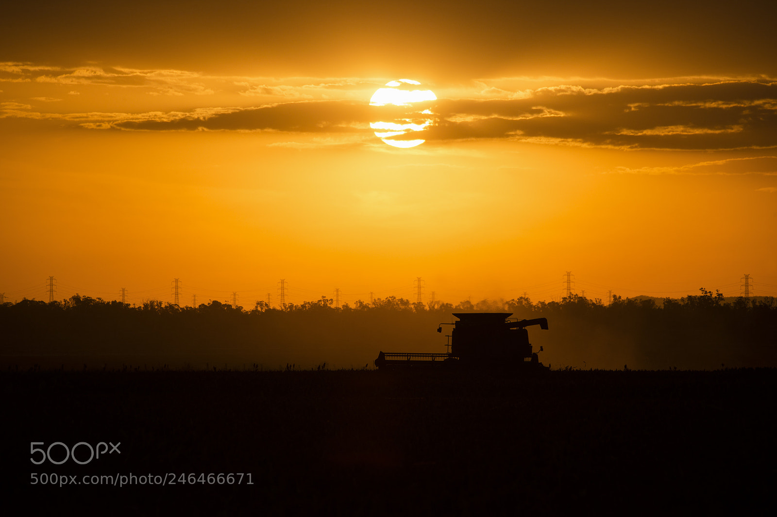 Nikon D800 sample photo. Agriculture machine harvesting field. photography