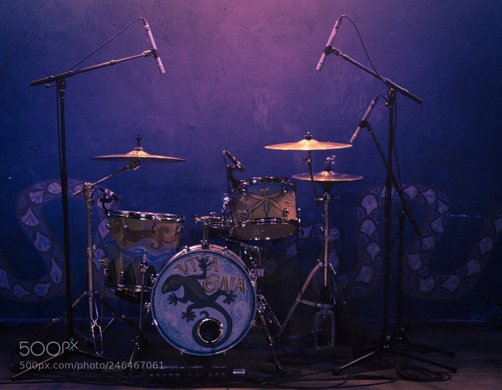Nikon D3200 sample photo. Drum set all set photography