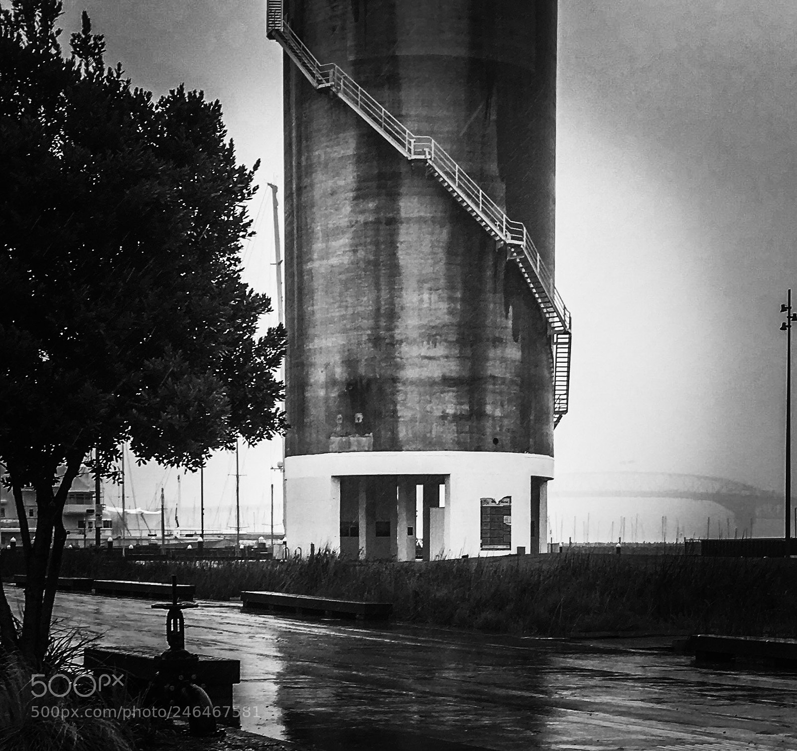 Apple iPhone 6s Plus sample photo. Rain at silo park photography