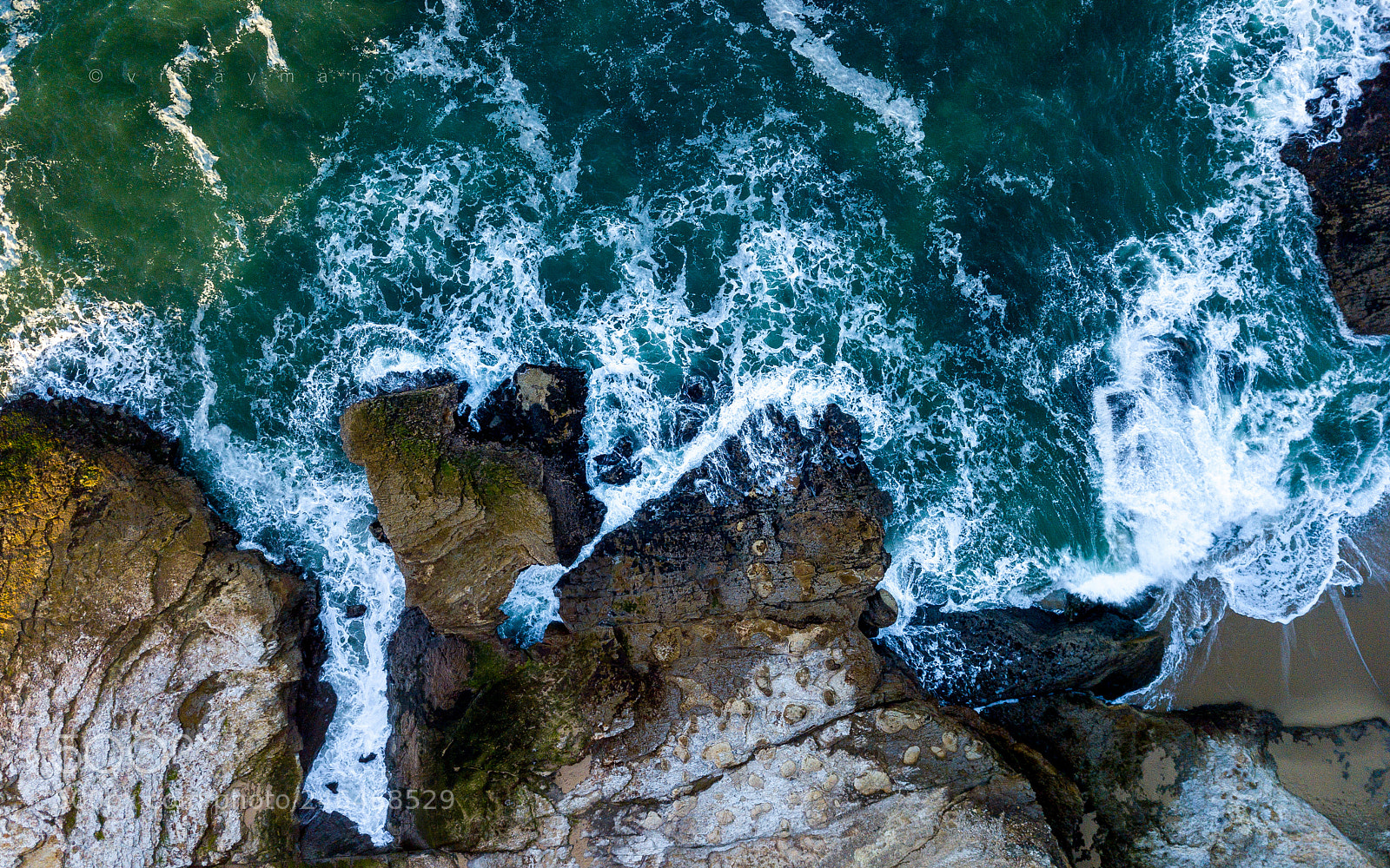 DJI FC220 sample photo. Pacific coastline photography