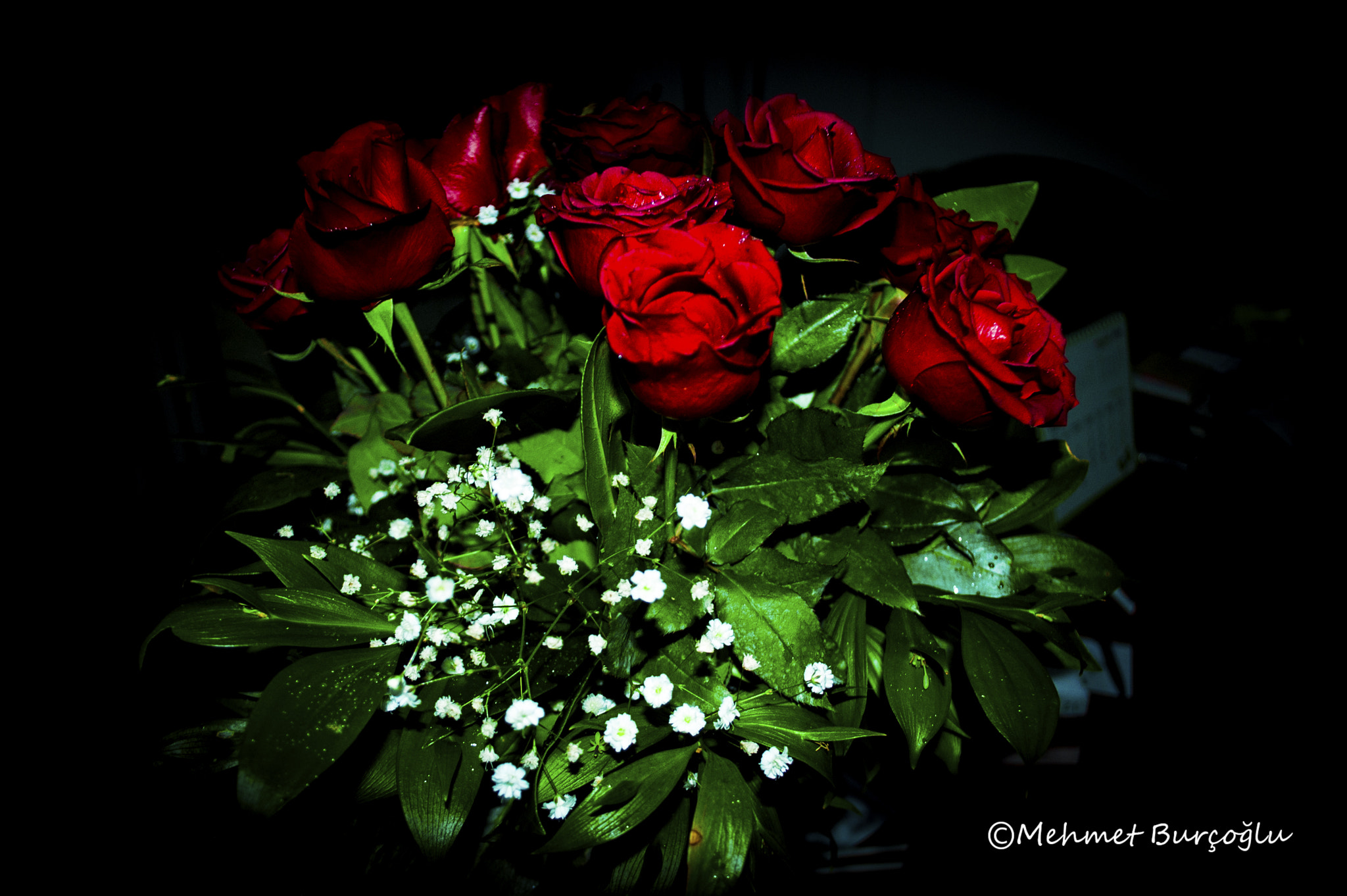 Nikon D100 sample photo. Rose bouquet photography