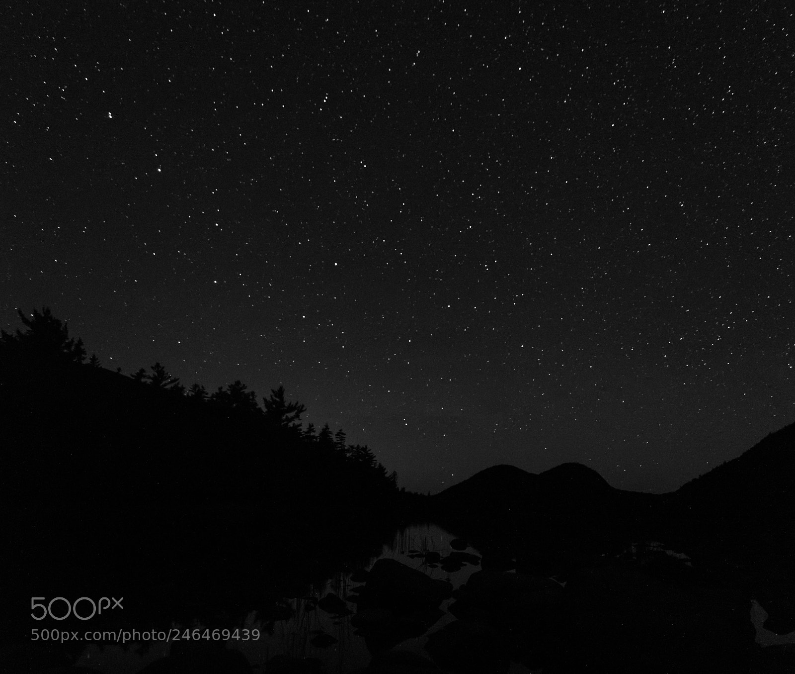 Nikon D3200 sample photo. Big dipper jordan pond photography