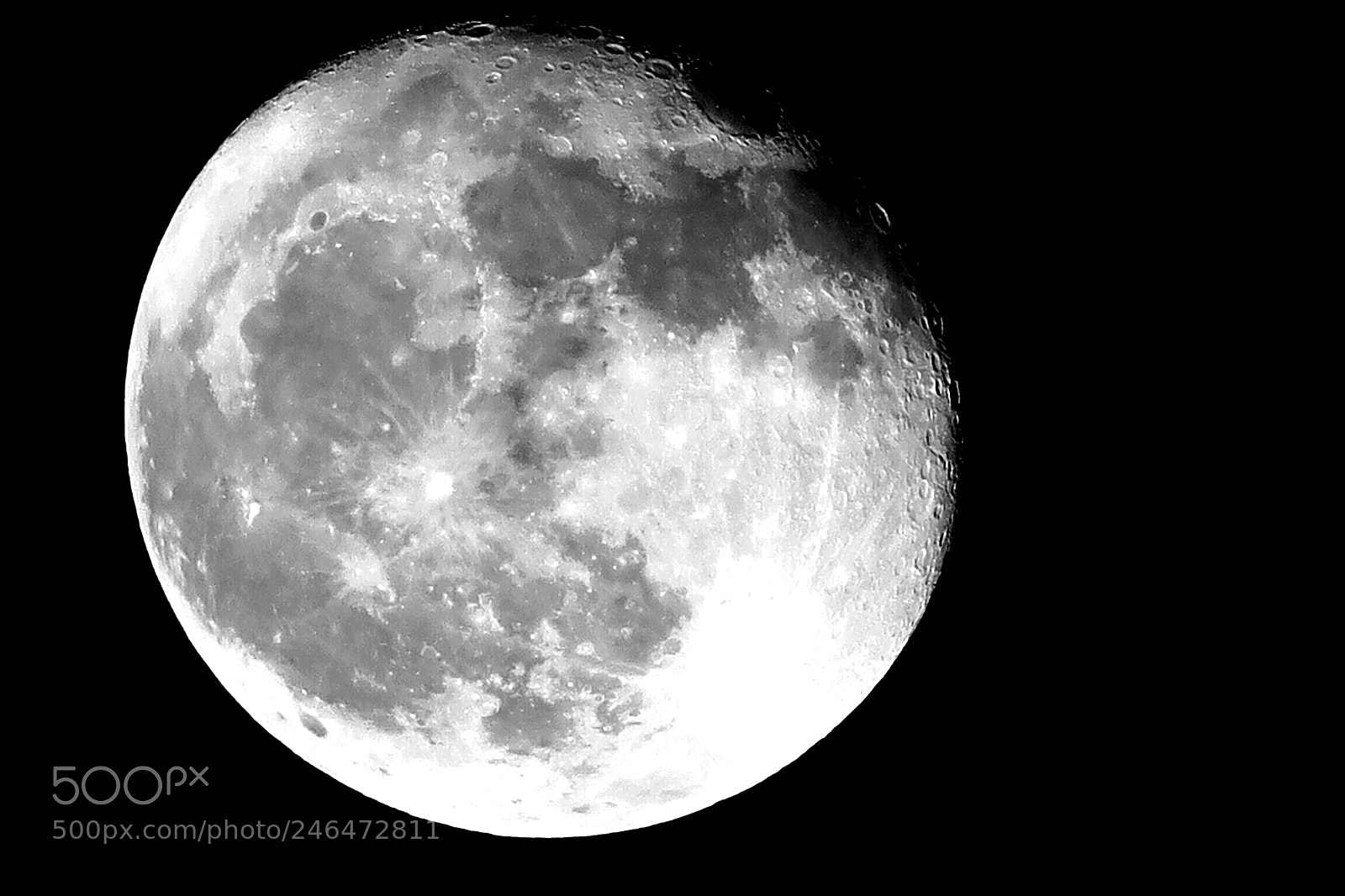 Canon PowerShot G3 X sample photo. Moonlight photography
