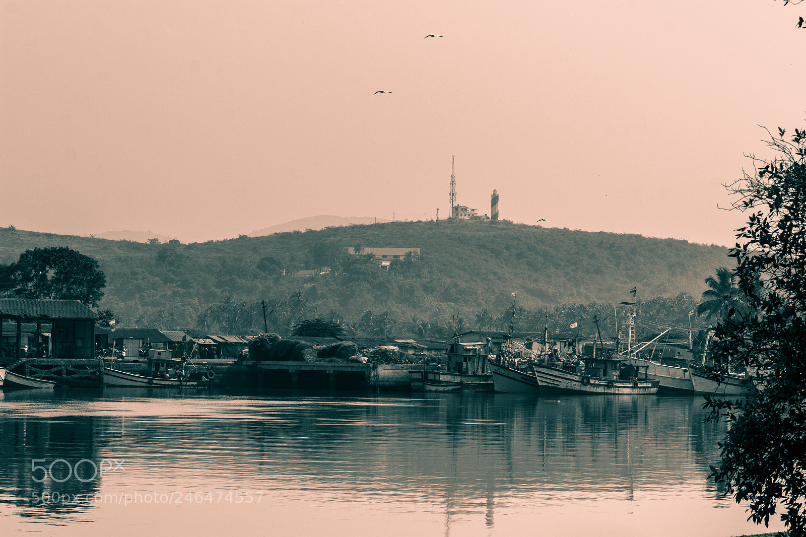 Canon EOS 600D (Rebel EOS T3i / EOS Kiss X5) sample photo. Distant lighthouse photography