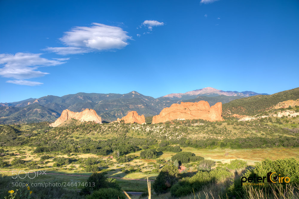 Canon EOS 7D Mark II sample photo. Garden of the gods photography