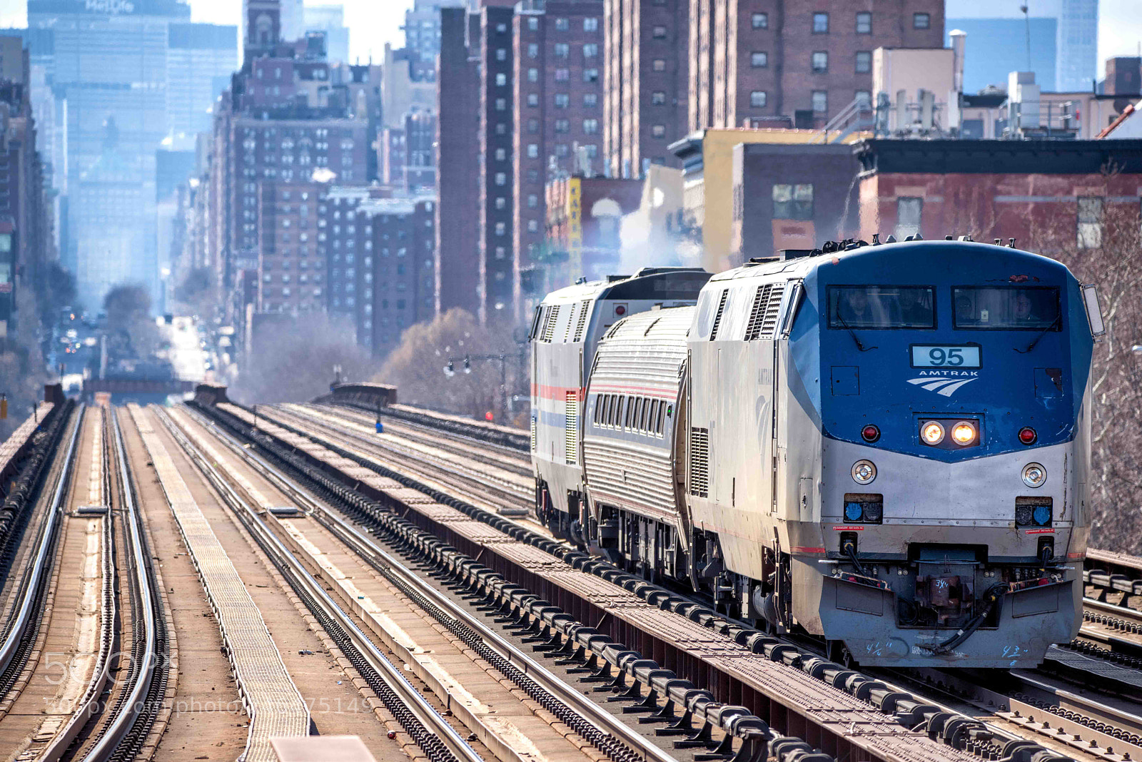 Nikon D810 sample photo. Amtrak qualifying train harlem 125 photography