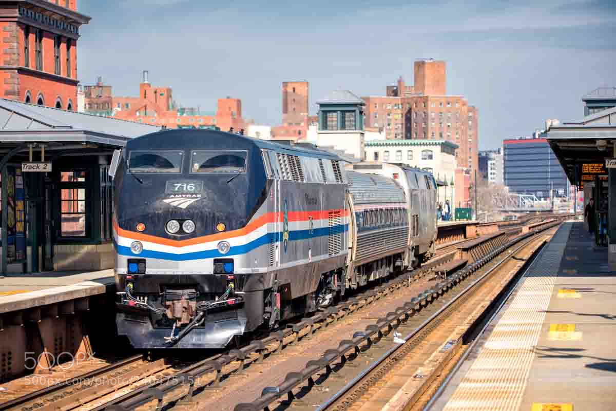 Nikon D810 sample photo. Amtrak qualifying train harlem 125 photography