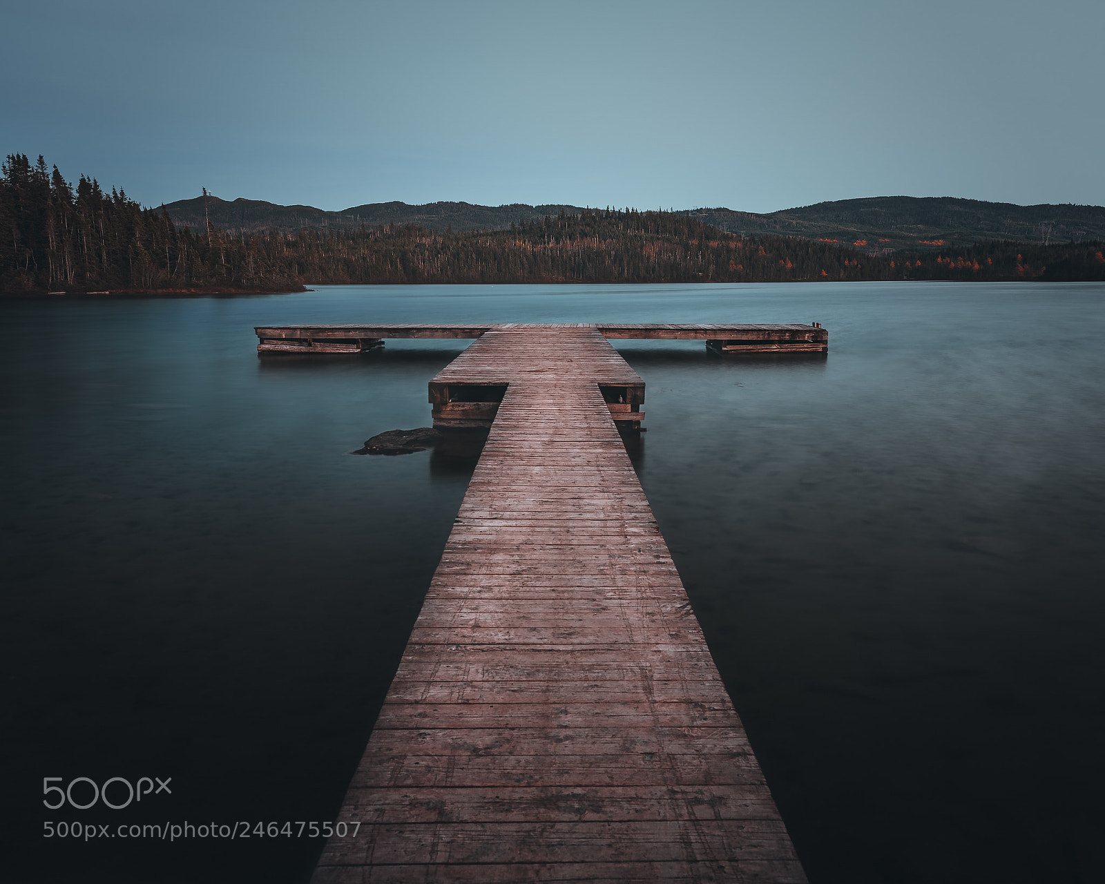 Nikon D810 sample photo. The dock at blue photography