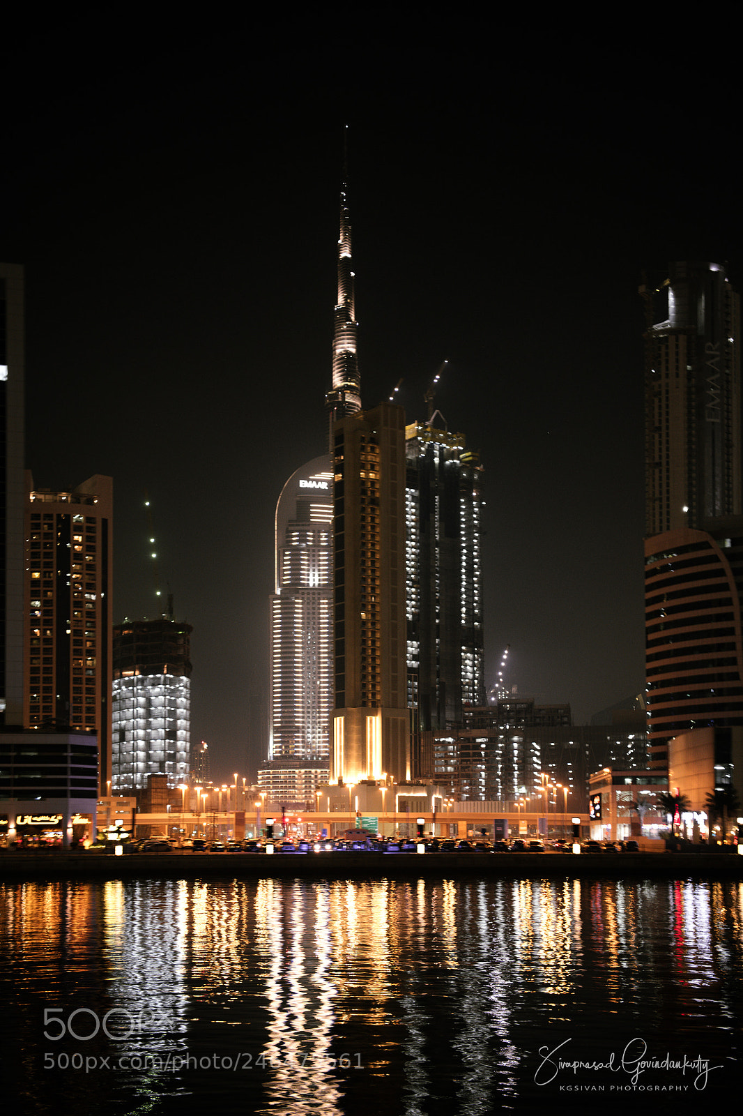 Nikon D850 sample photo. Dubai nightscape photography