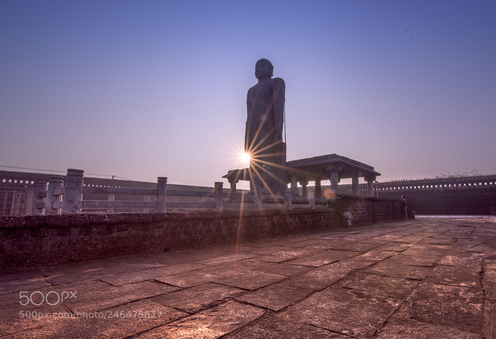 Nikon D810 sample photo. Monolithic statue of bahubali photography