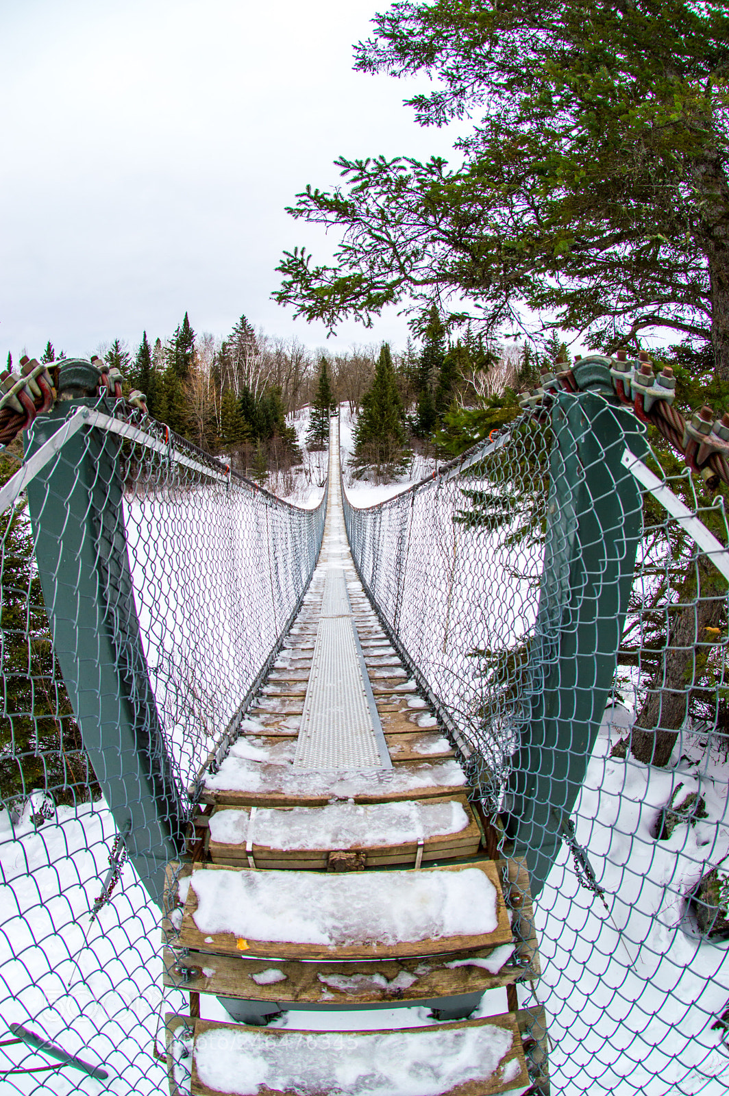 Nikon D3200 sample photo. Pinawa suspension bridge photography