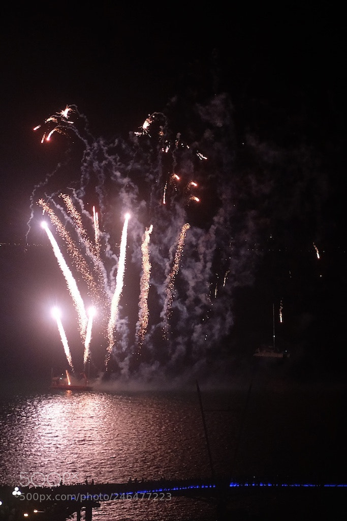 Fujifilm X-T2 sample photo. Fireworks brown photography
