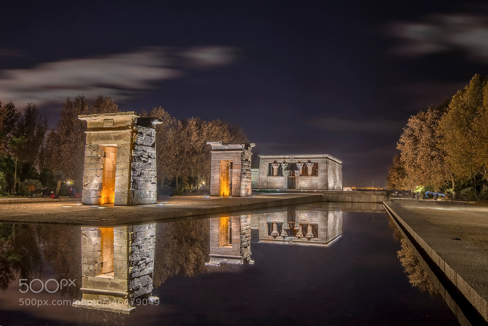Nikon D610 sample photo. Templo de debod photography