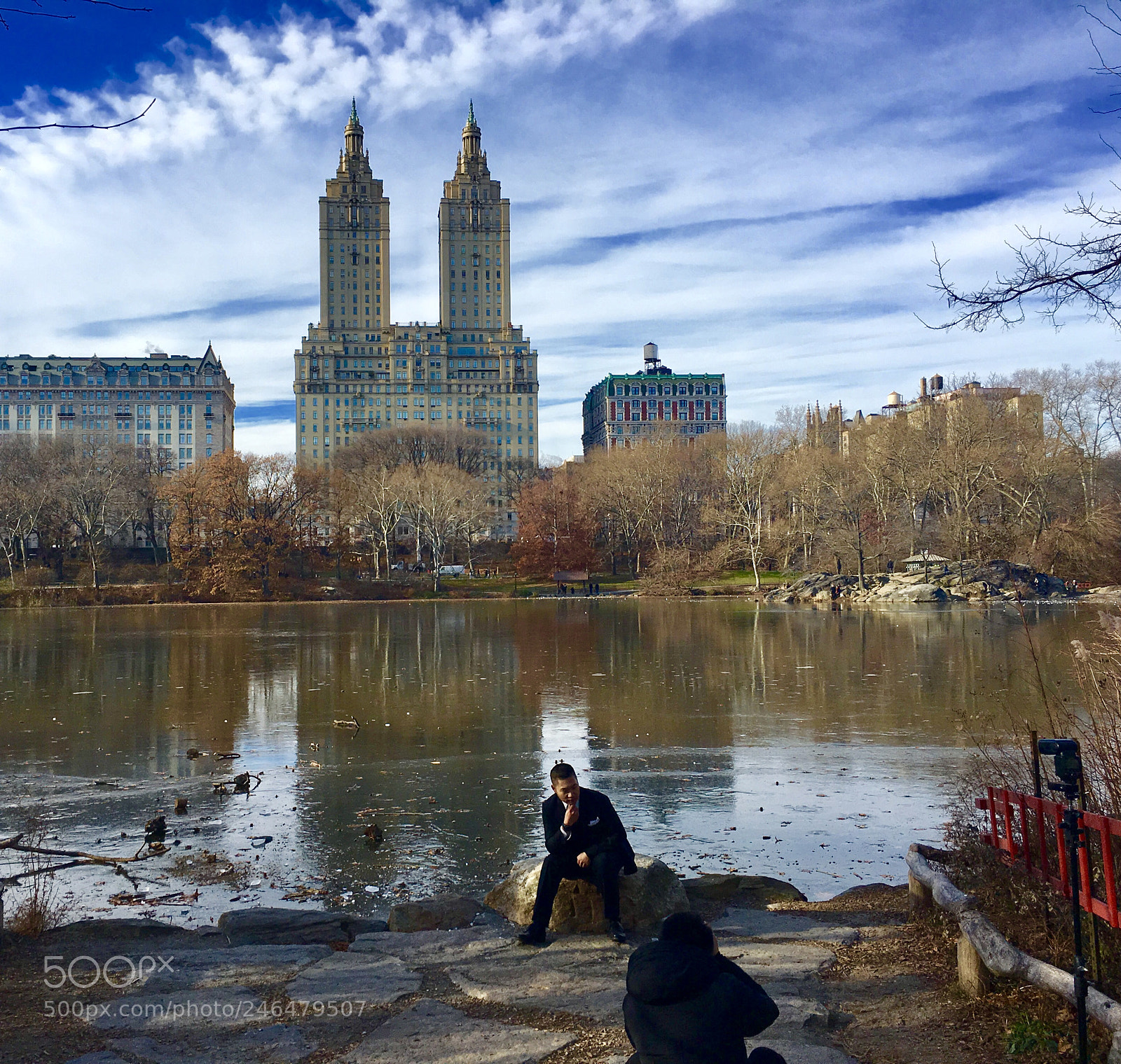 Apple iPhone 6s sample photo. Central park in december photography