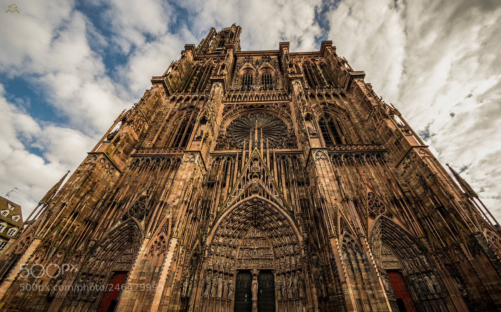 Nikon D500 sample photo. Strasbourg cathedral - fassade photography