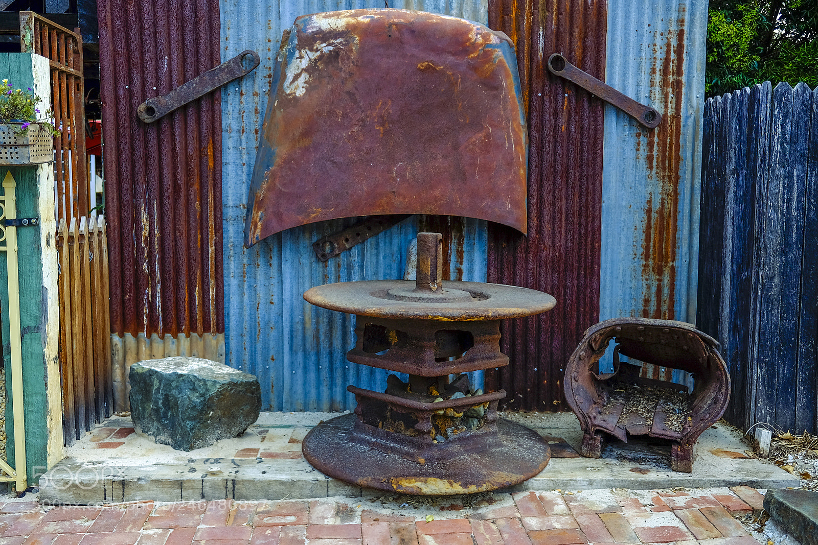 Fujifilm X70 sample photo. Art of scrap metal photography