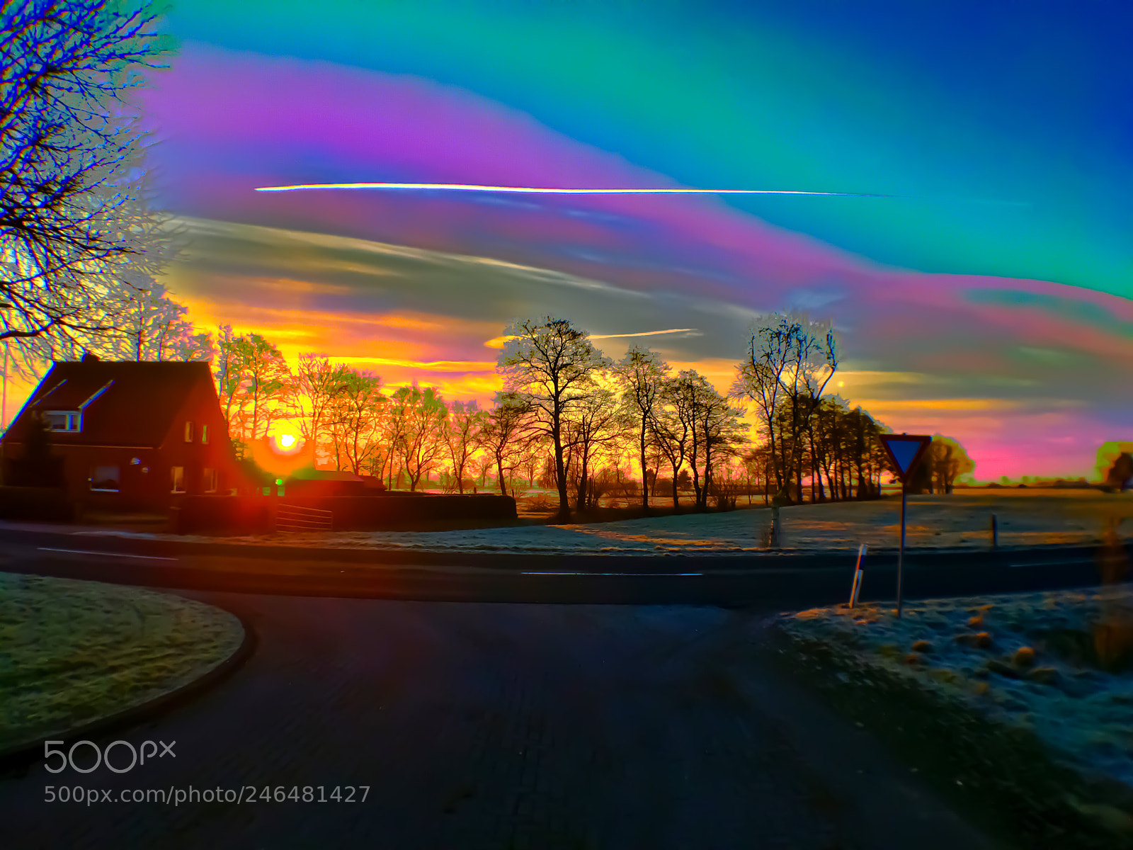 Apple iPhone SE sample photo. Sunrise in ostfriesland photography
