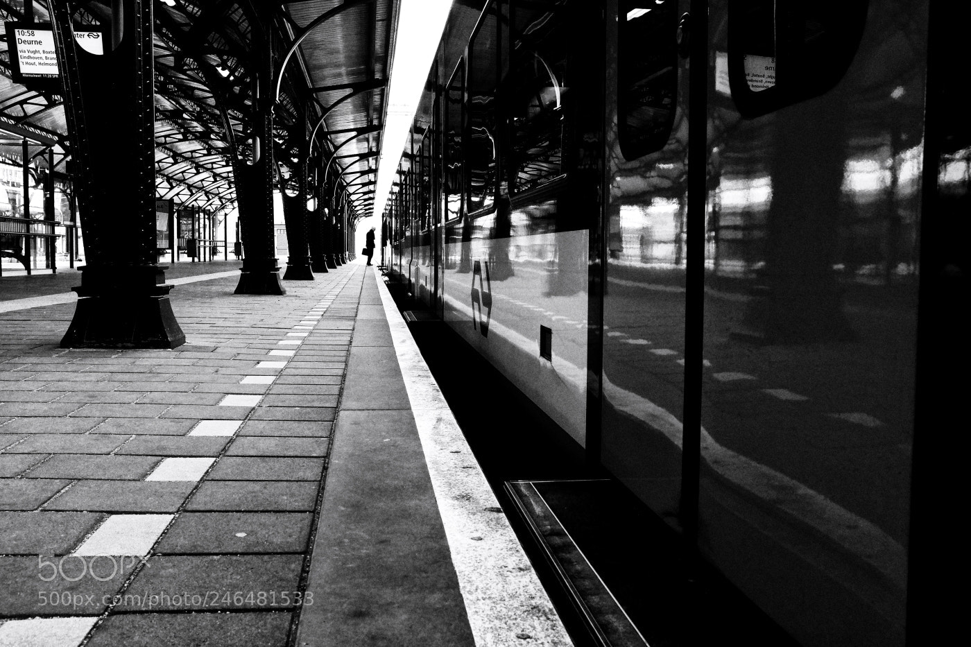 Fujifilm X100S sample photo. The trainman photography