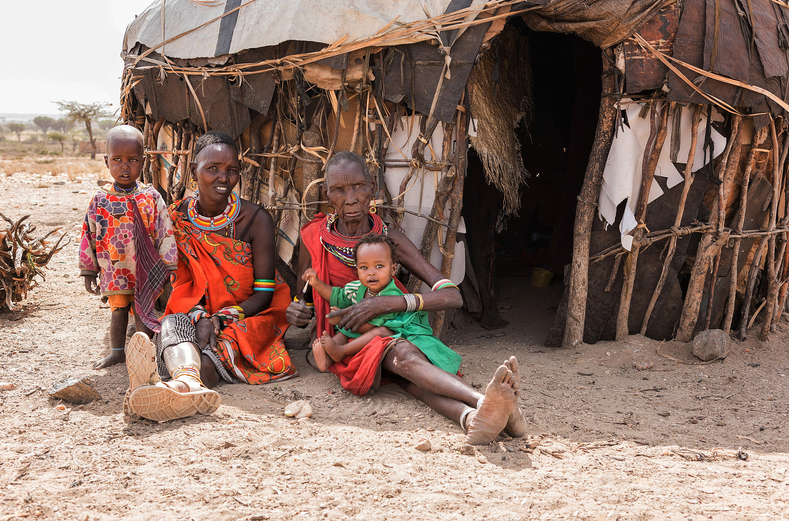 Nikon D810 sample photo. Generations-samburu tribe photography