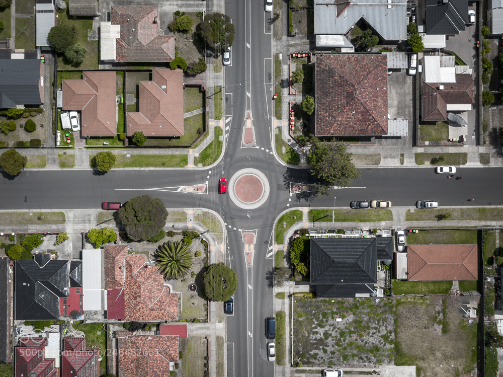 DJI FC220 sample photo. Intersection photography