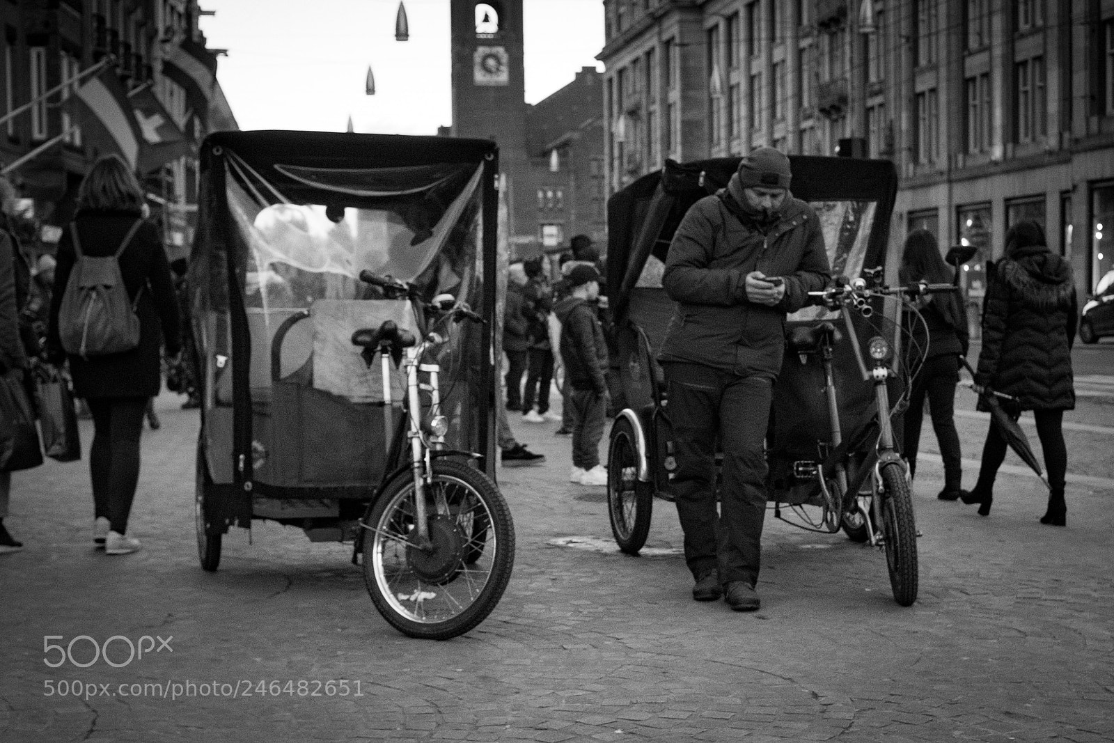 Fujifilm X-Pro2 sample photo. Taxi bicycles photography