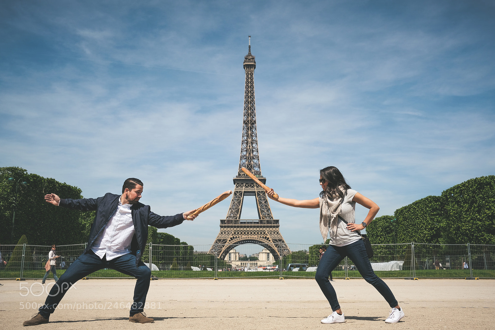 Fujifilm X-T2 sample photo. Baguette fight at the photography