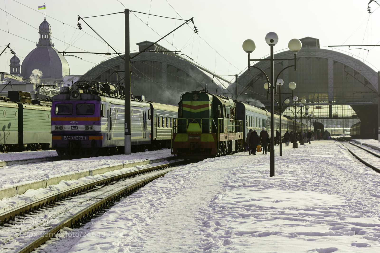 Nikon D5200 sample photo. Lviv central railway station photography