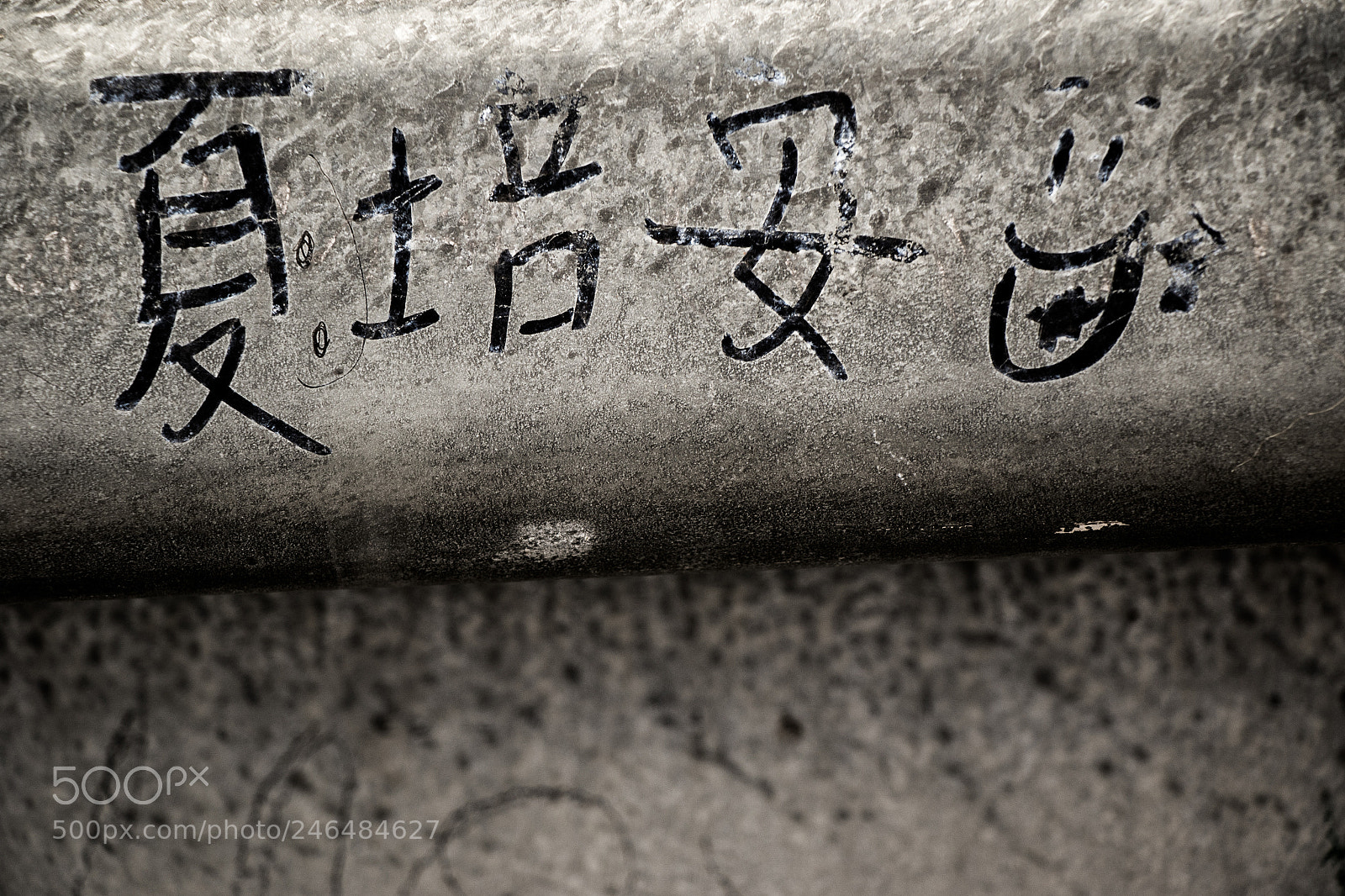 Canon EOS 7D Mark II sample photo. Guardrail writing 2 photography