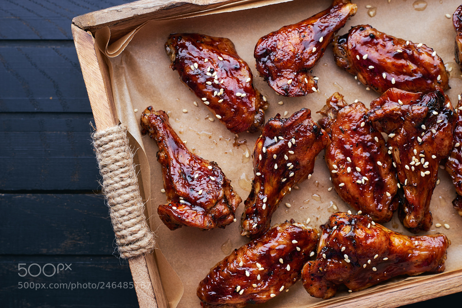 Sony a7 sample photo. Delicious homemade chicken wings photography