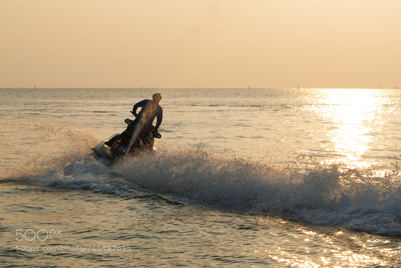 Nikon D3000 sample photo. Sunset ski photography
