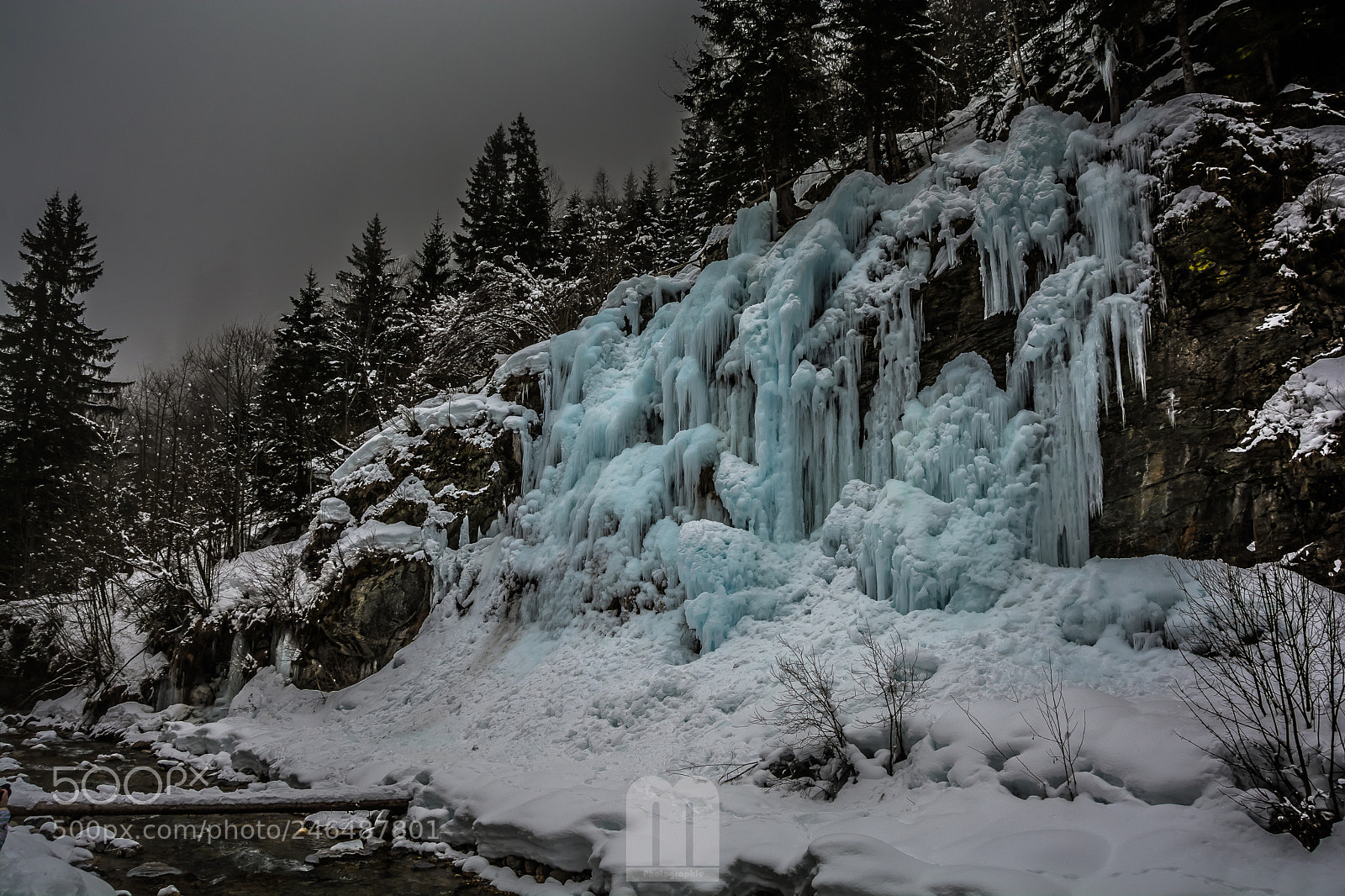 Nikon D7100 sample photo. Blue icefall photography