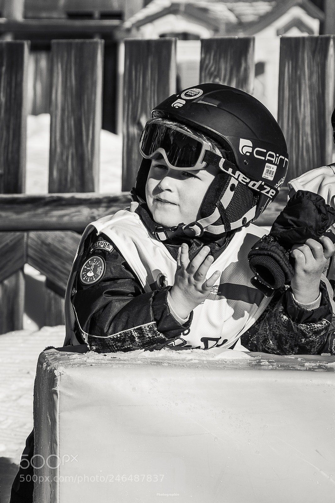 Nikon D7100 sample photo. Skiing children photography
