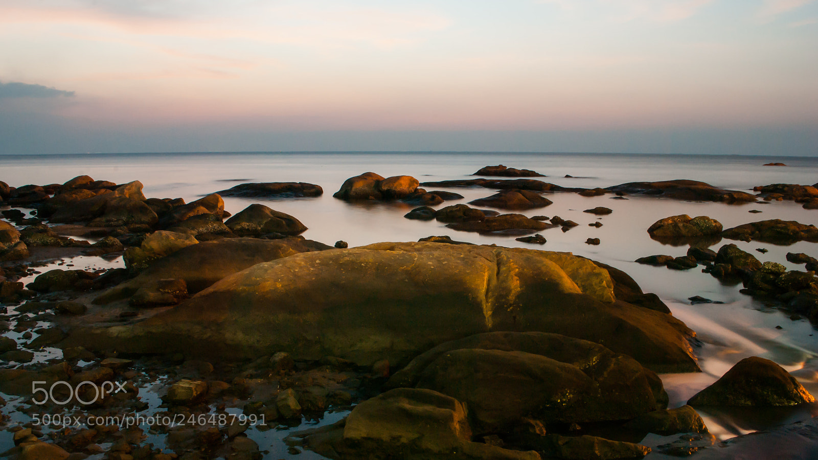 Nikon D3000 sample photo. Laemthan sunset photography